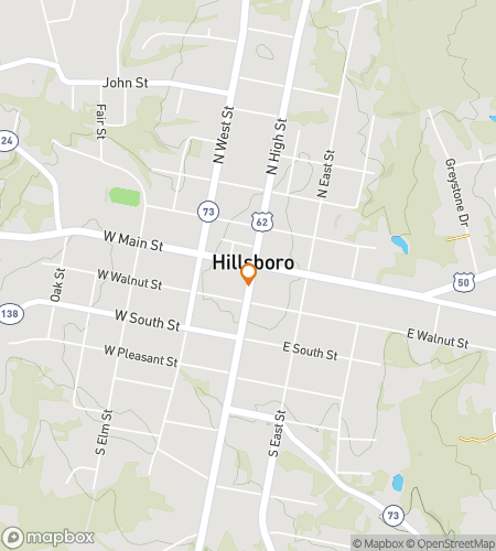 Χάρτης περιήγησης με κυνήγι θησαυρού για το Hillsboro & Beyond: The Great Ohio Hunt