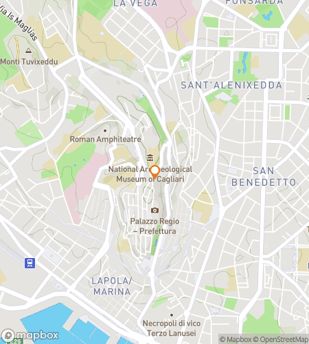 卡利亚里（Cagliari）的“海边城堡”（Citadel by the Sea）寻宝徒步之旅地图