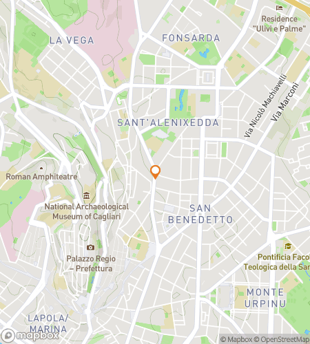 Map of scavenger hunt walking tour for Citadel by the Sea: The Cagliari Adventure