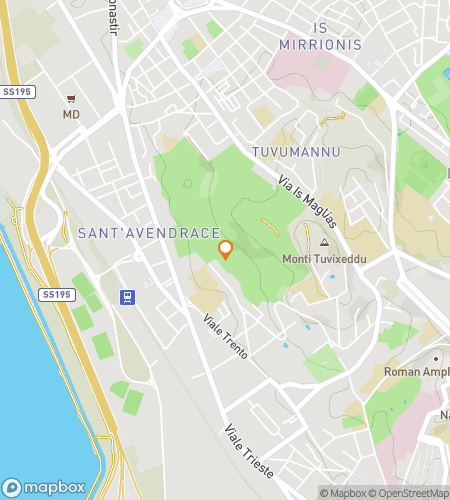 Map of scavenger hunt walking tour for Citadel by the Sea: The Cagliari Adventure