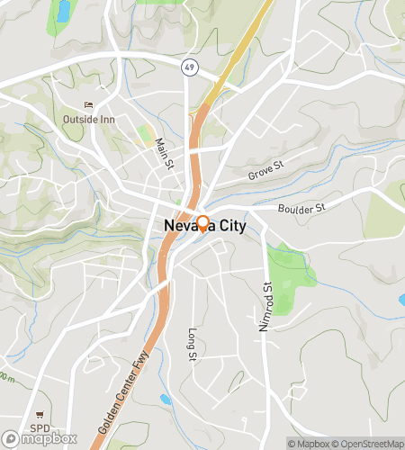 Map of scavenger hunt walking tour for Gold Rush Riddle Romp