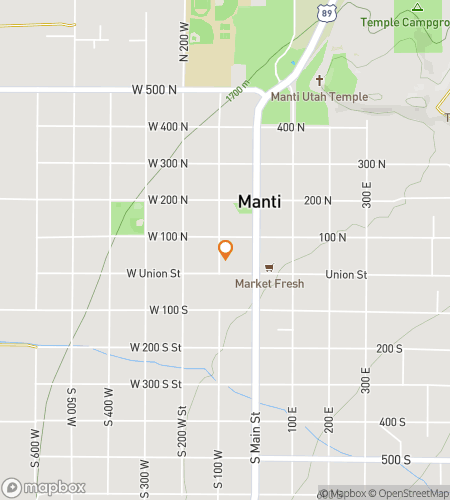 Hartă pentru turul de vânătoare de comori pe jos pentru Manti Marvels & Temple Treasures