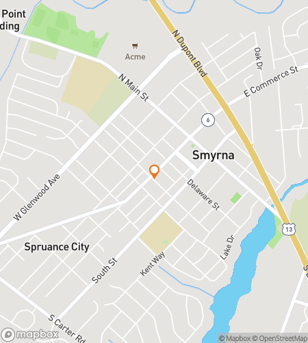 Map of scavenger hunt walking tour for Smyrna‘s Downtown Dazzling Dash