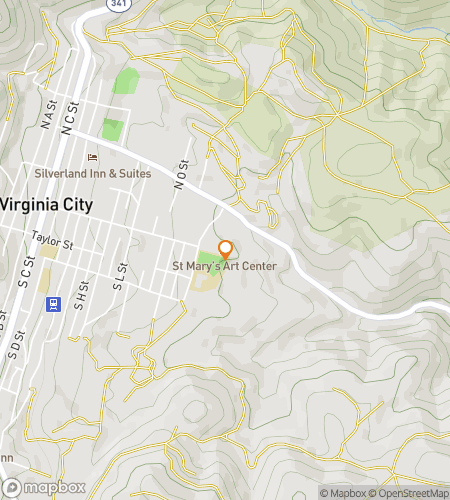 Mapa honi&ccaron;ky s prohl&iacute;dkou pam&aacute;tek Boos in the Saloons&colon; A Virginia City Hunt