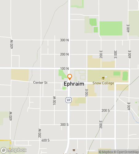 Map of scavenger hunt walking tour for Ephraim‘s Exciting Expedition