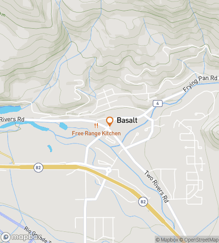 Map of scavenger hunt walking tour for Incredible Parks of Basalt Hunt