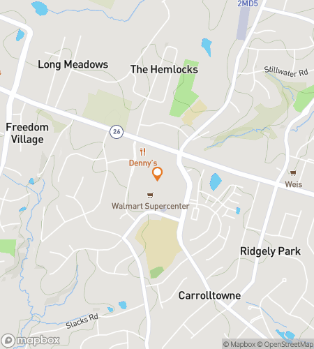 Map of scavenger hunt walking tour for Sykes the Limit: The No-Holds-Barred Sykesville Quest