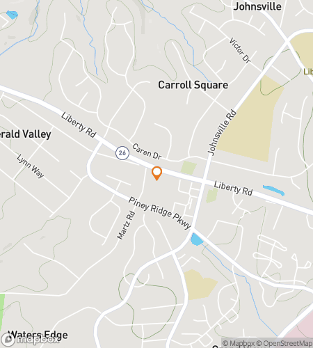 Map of scavenger hunt walking tour for Elder Scrolls Required: The Time-Honored Eldersburg Hunt