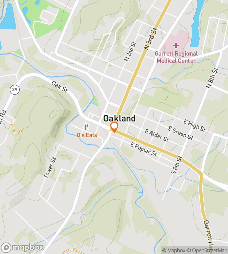 Map of scavenger hunt walking tour for Oakland‘s Hidden Treasures Hunt