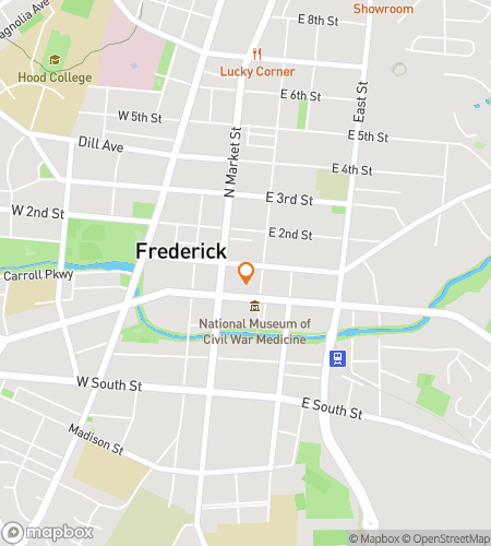 Map of scavenger hunt walking tour for Memories, Monuments, and Museums