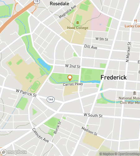 ताज़ा पके हुए रोमांच के लिए स्कैवेंजर हंट वॉकिंग टूर का नक्शा: बेकर पार्क चेज़