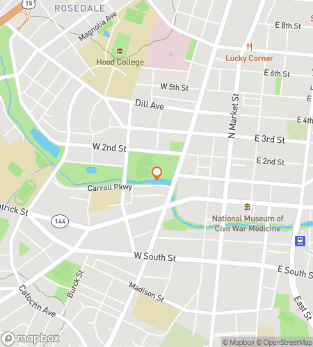 Map of scavenger hunt walking tour for History, Heritage, and Hallways