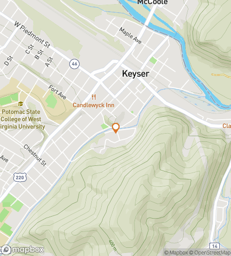 Map of scavenger hunt walking tour for McCoole‘s Marvelous Mystery Hunt