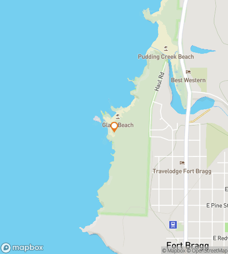 Mapa p&ecaron;&scaron;&iacute; prohl&iacute;dky scavenger hunt Bragging Along the Coast ve Fort Brag