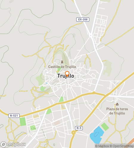 Carte de la visite à pied de la chasse au trésor pour Thrill-jillo : La Chasse du Conquérant