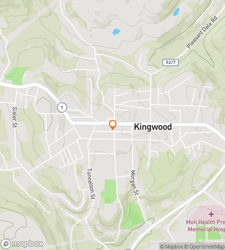 Map of scavenger hunt walking tour for Kingwood Quest: Pines & Prestons Puzzles