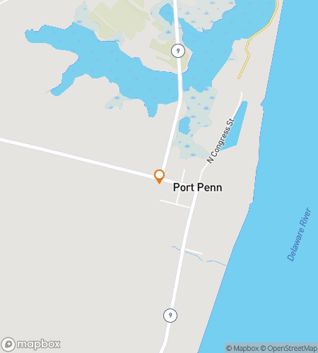 Mapa pěší prohlídky honby za pokladem pro Port Penn Prowl & Plunder Adventure