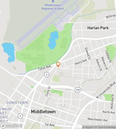 Térkép a Middletown's Marvelous Memento Hunt interaktív városi kaland gyalogtúrához