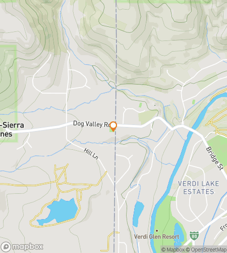 Map of scavenger hunt walking tour for Verdi-licious Treasure Trek