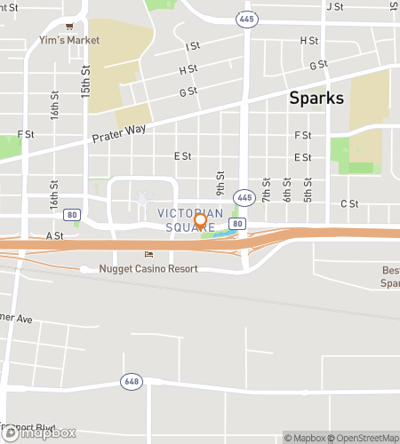 Карта пешеходного квеста для "Sparks‘ Sizzling Scavenger Spectacular"