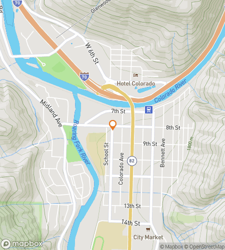 แผนที่ทัวร์เดินล่าสมบัติสำหรับเกลนวูดสปริงส์และของอร่อย