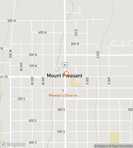 Kartta kaupunkiseikkailukävelykierrokselle Pleasant Peaks Treasure Pursuit