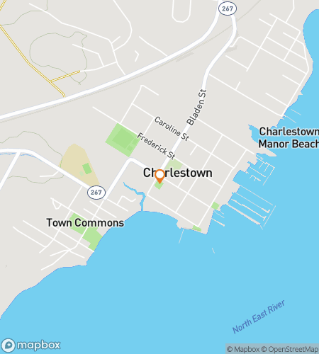 Hartă tur de mers pentru vânătoarea de comori pentru Vânătoarea de Comori din Charlestown