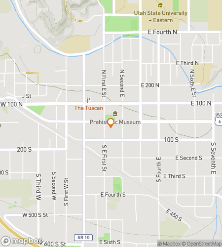 Map of scavenger hunt walking tour for Priceless Puns & Prehistoric Pursuits