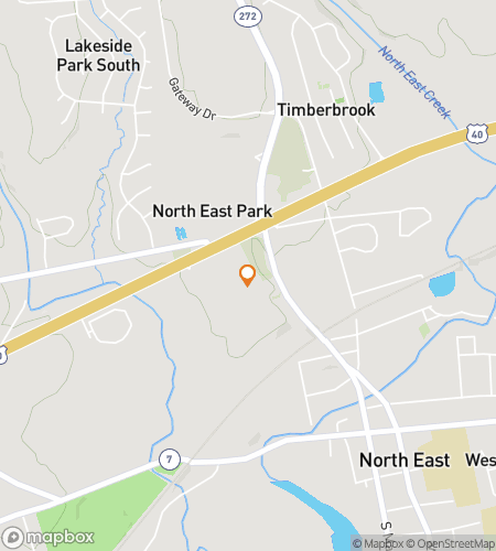 Map of scavenger hunt walking tour for Dark Steps of North East