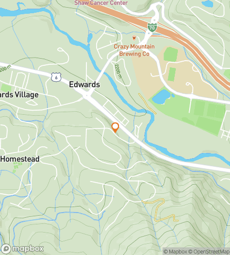 Map of scavenger hunt walking tour for The Excellent Edwards Expedition