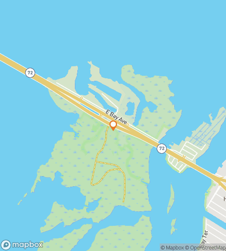 Map of scavenger hunt walking tour for Ghosts of the Jersey Shore: LBI Hunt