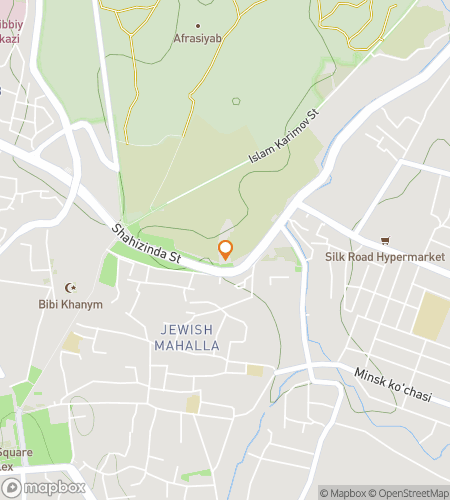 Map of scavenger hunt walking tour for Registan to the Sky: The Samarkand Hunt