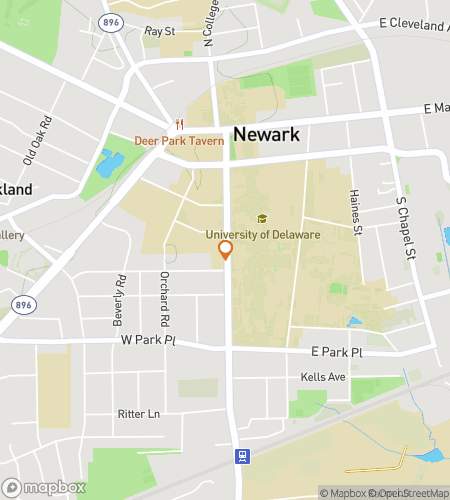 Térkép a kincsvadászat gyalogtúrához Newark Grand Arca számára