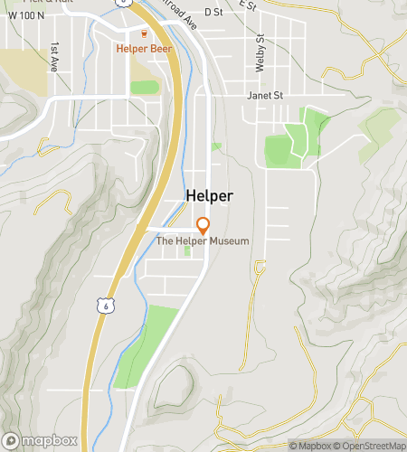 Hartă a turului pietonal cu vânătoare de comori pentru Turul Fantomelor din Helper Price