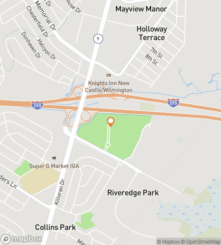 Map of scavenger hunt walking tour for New Castles Downtown Delight