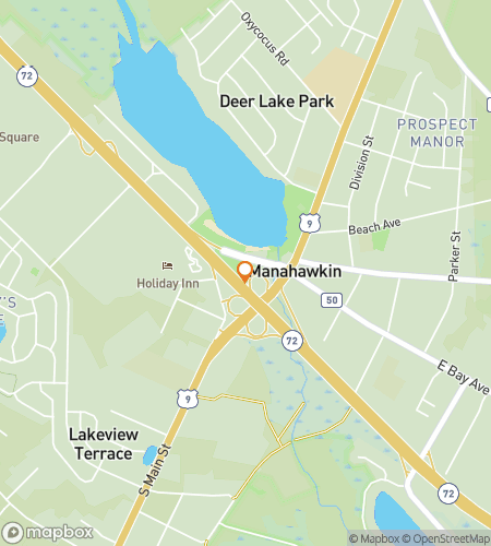 Map of scavenger hunt walking tour for Manahawkin Marvels & Mischief Hunt