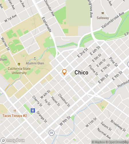 Chico'nun Şehir Merkezi Göz Kamaştıran Koşusu hazine avı yürüyüş turu haritası