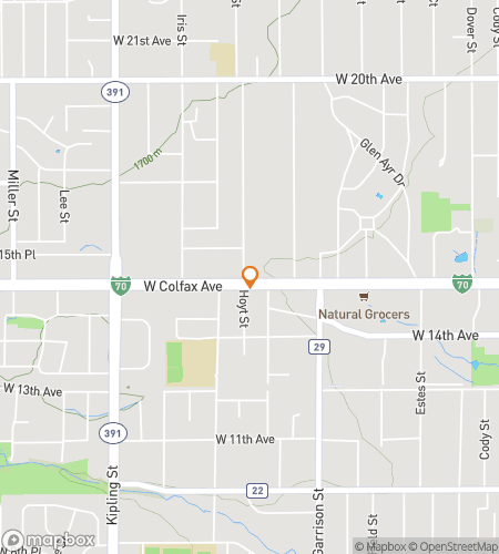 Map of scavenger hunt walking tour for Lake Would You Look at That?: The Front Range Hunt