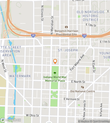 Map of scavenger hunt walking tour for Peaceful Part of Town