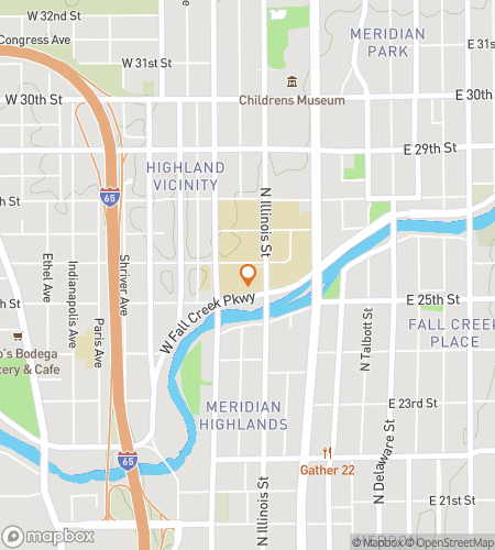 Map of scavenger hunt walking tour for Ivy Tech Community College - Central Indiana Hunt