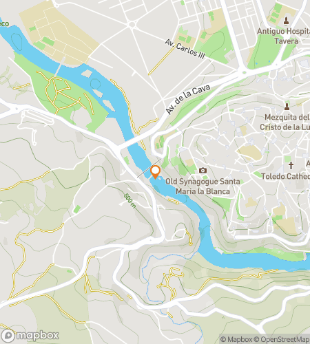 Map of scavenger hunt walking tour for The Toled-Oh! Hunt