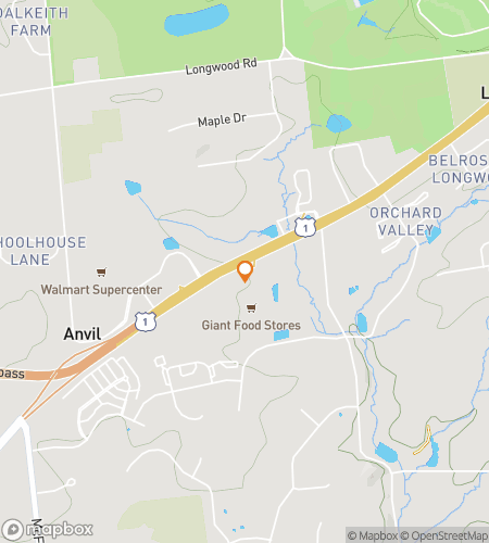 แผนที่การเดินสำรวจล่าสมบัติสำหรับ Kennett Square Mushroom Magic Hunt