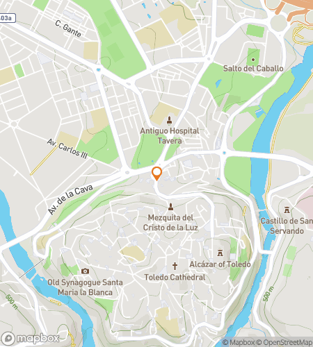 Carte de la visite guidée à pied pour "Toled-Oh! A City of Gates and Greats"