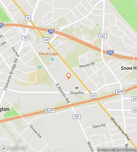 Mapa lovu na sběratelské předměty a legendy pro pěší túru v Lawnside