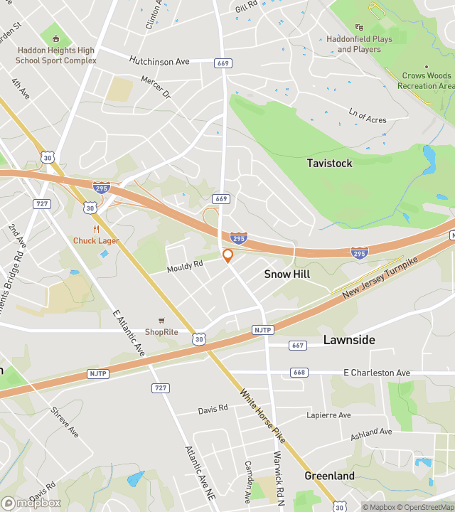 Lawnside Loot & Legends Hunt 스캐빈저 헌트 워킹 투어 지도