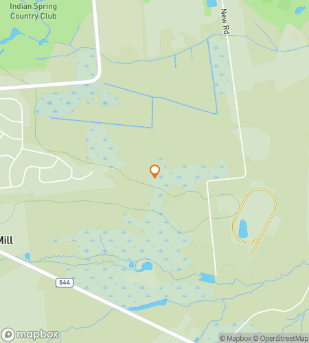 Kaart van de speurtocht wandeltocht voor Med You Look&excl;&colon; De Pine-Perfect Medford Township Jacht