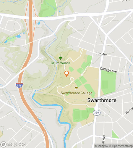 Kartta kaupunkiseikkailu-kävelykierroksesta Swarthmore Collegeen: Phineas’ Clue Chase