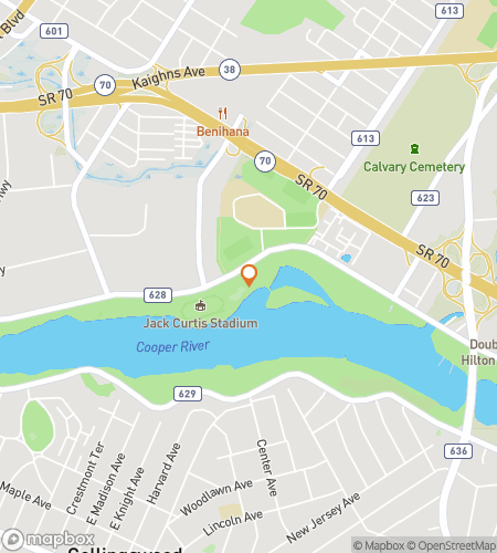 Map of scavenger hunt walking tour for Pennsauken Township Scavenger Hunt