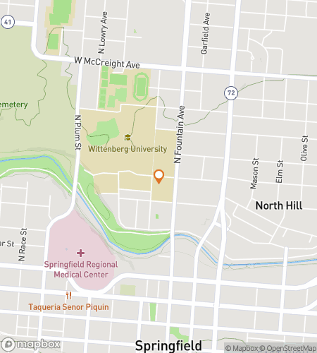 Map of scavenger hunt walking tour for The Roaring Quest