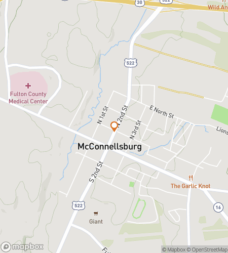 Map of scavenger hunt walking tour for McConnell‘s Marvelous Mystery Hunt